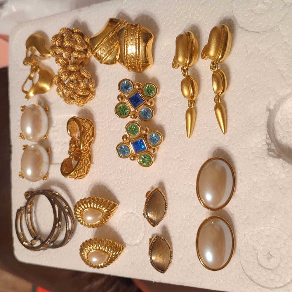 Retro Vintage 11 Clip-on Earrings